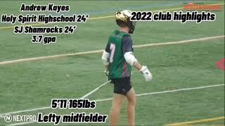 Andrew Kayes 2022 highlights