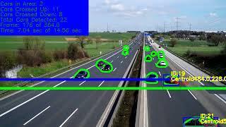 Python OpenCV Traffic Car Counter