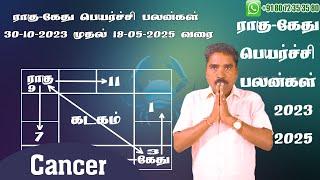 கடகம் ராசி ராகு-கேது பெயர்ச்சி பலன்கள் | Cancer Rahu-Ketu Benefits | 2023-2025 | @RKAstrologer