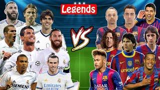 Barcelona Legends  Real Madrid Legends (Messi,Ronaldo,Maradona,Zidane,Ronaldinho,Kaka,Nazario,Bale)