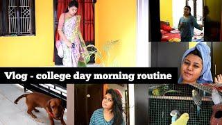 First vlog | College day morning routine | Morning in my life