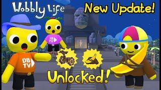 NEW UPDATE! UNLOCKED TEMPLE SEGWAY & BANANA TOP IN WOBBLY LIFE! 