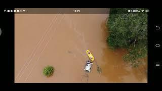 Corndale Drone Footage SES rescue.  24/2/22