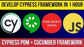 Cypress Tutorial 39 - Develop a cypress page object model with cucumber from scratch in One hour