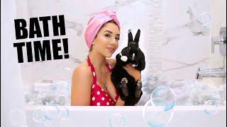 OUR BUNNY NIGHTTIME ROUTINE