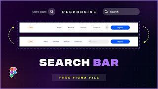 Responsive Search Bar in Figma | Figma Video Tutorial