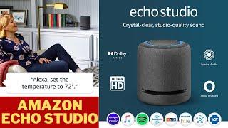 Amazon Echo Studio | smart speaker | Dolby Atmos | spatial audio processing | portable speakers