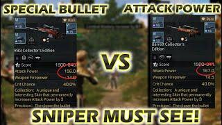 Lifeafter Attack Power VS Special Bullet Damage Test!, Lifeafter Sniper Guide