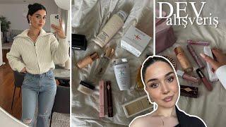 DEV ALIŞVERİŞ VLOG I kozmetik alışverişim, charlotte tilbury, kerastase