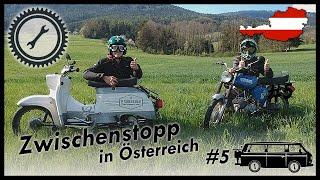 2RadGeber Simson Reise #5 - Kurzer Zwischenstopp in Österreich