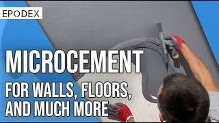 EPODEX Microcement for walls, floors, and much more