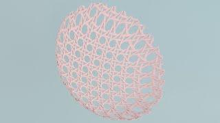 3ds Max Modeling Tutorial: Tiling Wicker Pattern