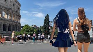  Wow! Beautiful Italian Girls!!! ITALY ATMOSPHERE, ROME - JUNE 2023 -  WALKING TOUR