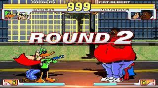 NICK54222 MUGEN: Duck Dodgers and Popeye VS Fat Albert and Underdog