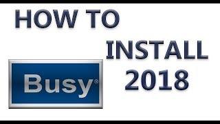 HOW TO INSTALL BUSY 17 ACCOUNT SOFTWARE 2018