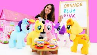 My Little pony ile Oyuncak kreşi. İngilizce renkleri öğrenelim! Yeni bölüm