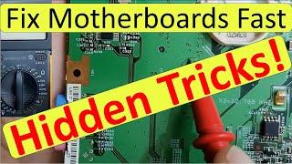 Fix Laptop Problems Fast by Tracking Signals and Voltages on Motherboards | Hidden Tricks