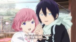 Yato introducing kofuku as his girlfriend