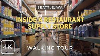 Inside US Foods CHEF'STORE Restaurant Supply Store in Seattle, WA, Walking Tour