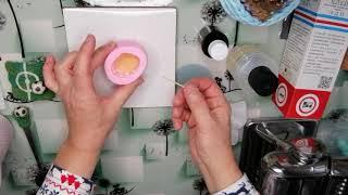 DIY Как приклеить фигурку из полимерной глины к кружке ?/How to glue epoxy resin #Декоркружки