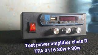 power amplifier mini class D 12v TPA 3116