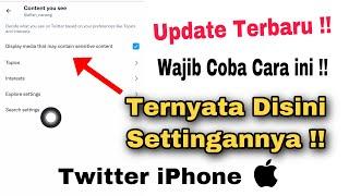 Cara Melihat Konten Sensitif Di Twitter iPhone