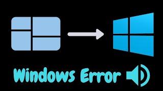 Windows Error Sound from Windows 1.0 to Windows 11