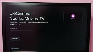Google TV : How to Uninstall or Remove JioCinema App in any Google TV Android TV