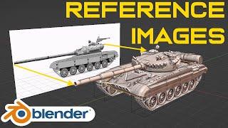 How To Use Reference Images in Blender (Arijan)