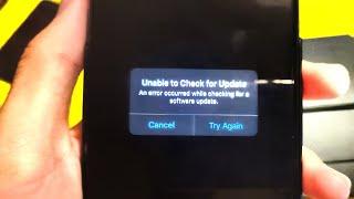 How To FIX Unable To Check for Update on iOS! *ANY iPhone*
