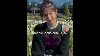 Jennie looks cute 99% But that 1%#shorts #jennie #blackpink 