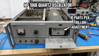 HP 106B Double Ovenized Quartz Oscillator with dubious modifications