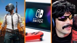 PUBG's Big Player Dip + Nintendo Switch Online Details + Dr Disrespect's Home Attacked