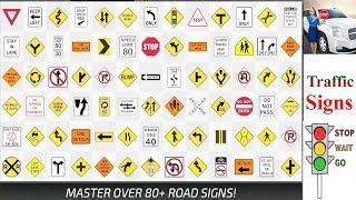 Learning License Test Questions Video Game Answer | Traffic Academy Signs | Driving School Part: 01