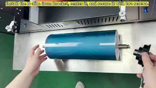 Important instructions ! How to install AB film of ACHI UV DTF printer   #uvdtfsticker #uvdtf