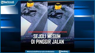 Viral Mesum di Pinggir Jalan Pekalongan Terekam CCTV