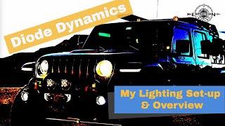 My Diode Dynamics lighting set-up...helping us get home safely.