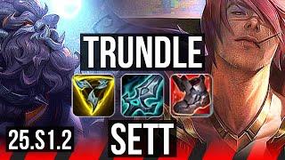 TRUNDLE vs SETT (TOP) | Rank 9 Trundle | KR Grandmaster | 25.S1.2