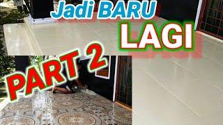 Menjelang LEBARAN 2022, cat lantai rumah jadi BARU lagi | Cat Keramik | Cat EPOXY #upox #rumahcantik