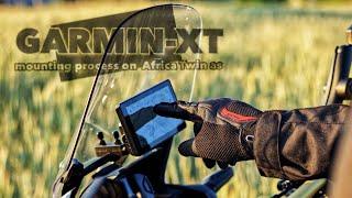 How to mount a GPS on Africa Twin adventure sport! (Garmin-zumo-XT)