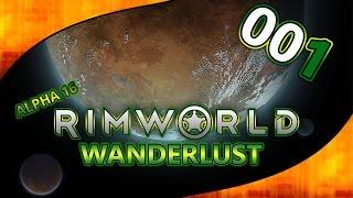 Die Wanderlust hat uns gepackt!  Rimworld Wanderlust #001 [Gameplay | Deutsch | German]