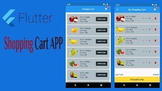 40- Flutter Shopping Cart APP Part 4