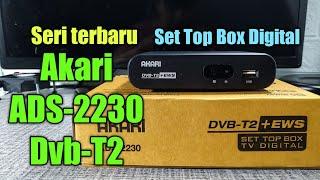 SET TOP BOX TV DIGITAL INDONESIA Akari Ads-2230 Dvb-T2+EWS #StbDigital#Akari