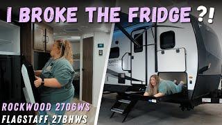 unhinged camper review: 2024 flagstaff 27bhws // rockwood 2706ws