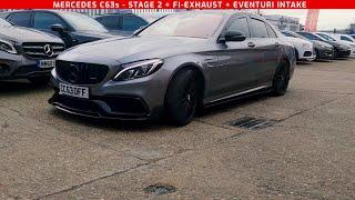 Mercedes-AMG W205 C63s STAGE 2 w/ Fi EXHAUST and Eventuri Intake X DMA Performance