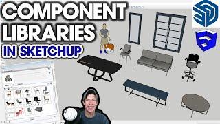 How to Use COMPONENT LIBRARIES Directly Inside of SketchUp!
