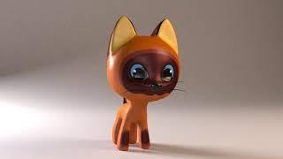 Kitten Gav 3D model Котенок Гав