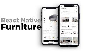  React Native Furniture App UI - Speed Code | DeCode