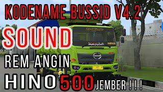 kodename bussid v4.2 sound rem angin hino 500 jember