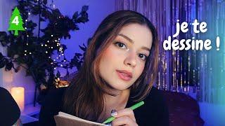 ASMR : Je dessine ton portrait et on discute ! (semi-rp) + pluie 